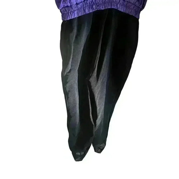 Vtg White Fir Women Ski Snowsuit Purple Stirrup Sz 10 Snowboard Winter One Piece - Picture 3 of 10